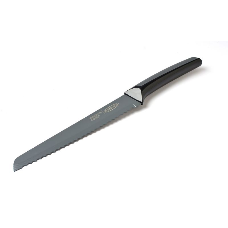 PRESS - Cuchillo de Cocina para Pan Antiadherente 20 cm PRESS 11005 Gris