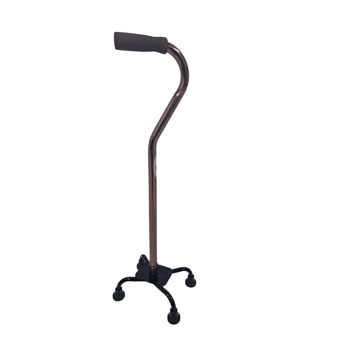 VALCRI - BASTON 4 APOYOS EN ALUMINIO GRADUABLE BRONCE