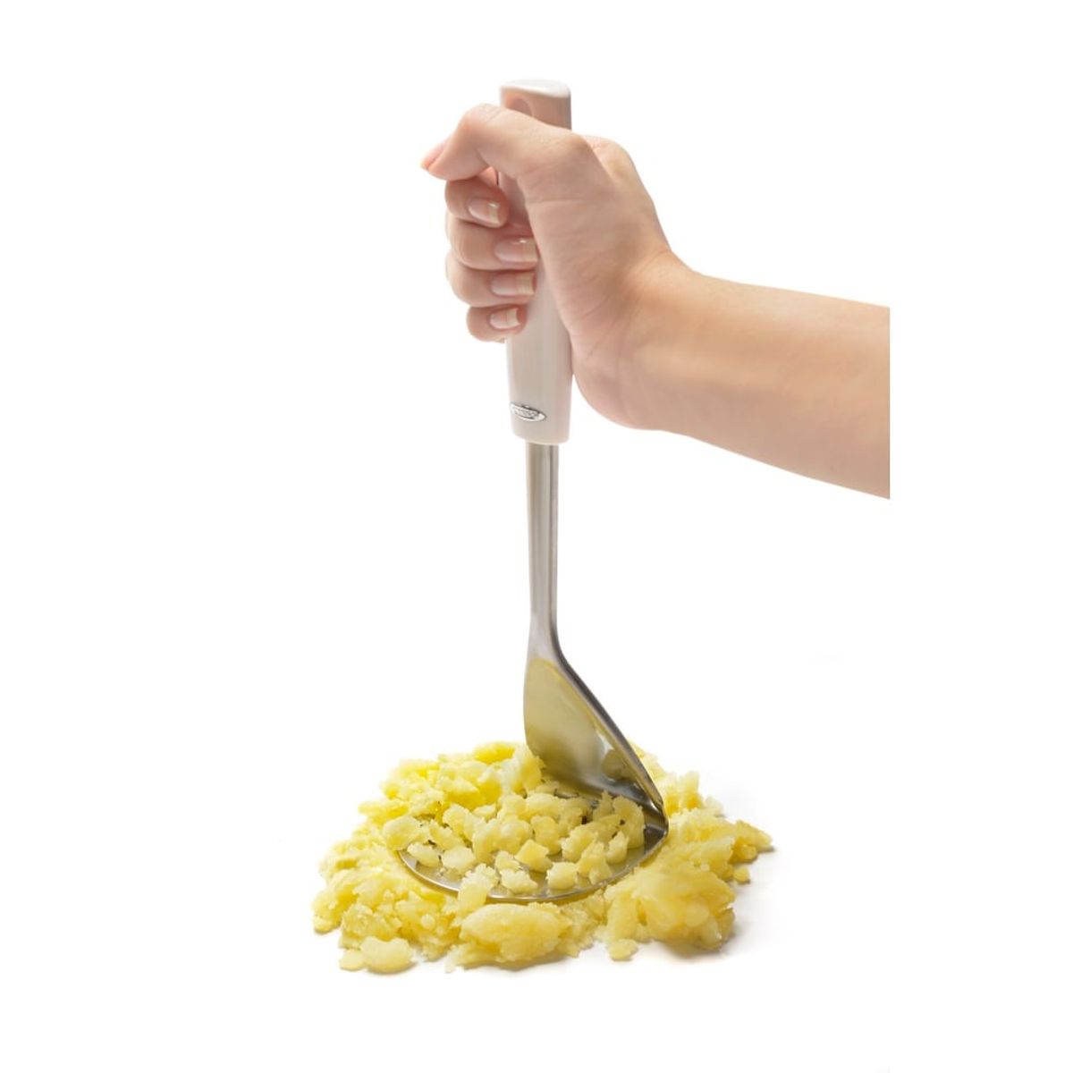 PRESS - Machacador Triturador de Papas Puré en Acero Inox PRESS 76310 Blanco