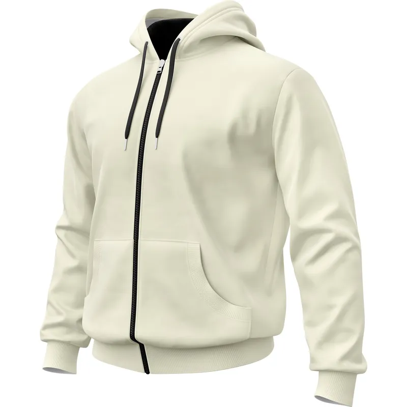 SEVEN ONE - Hoodie Buzo con cremallera Algodon Perchado 280Gr  Seven One - Hombre