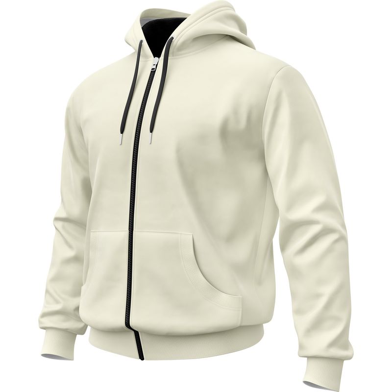 SEVEN ONE - Hoodie Buzo con cremallera Algodon Perchado 280Gr  Seven One - Hombre