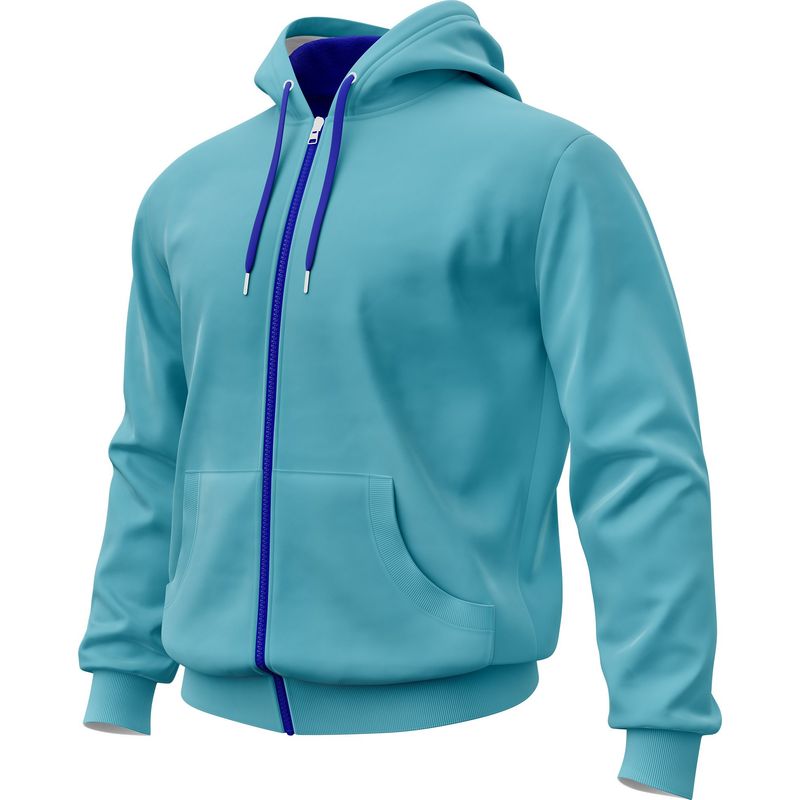 SEVEN ONE - Hoodie Buzo con cremallera Algodon Perchado 280Gr  Seven One - Hombre