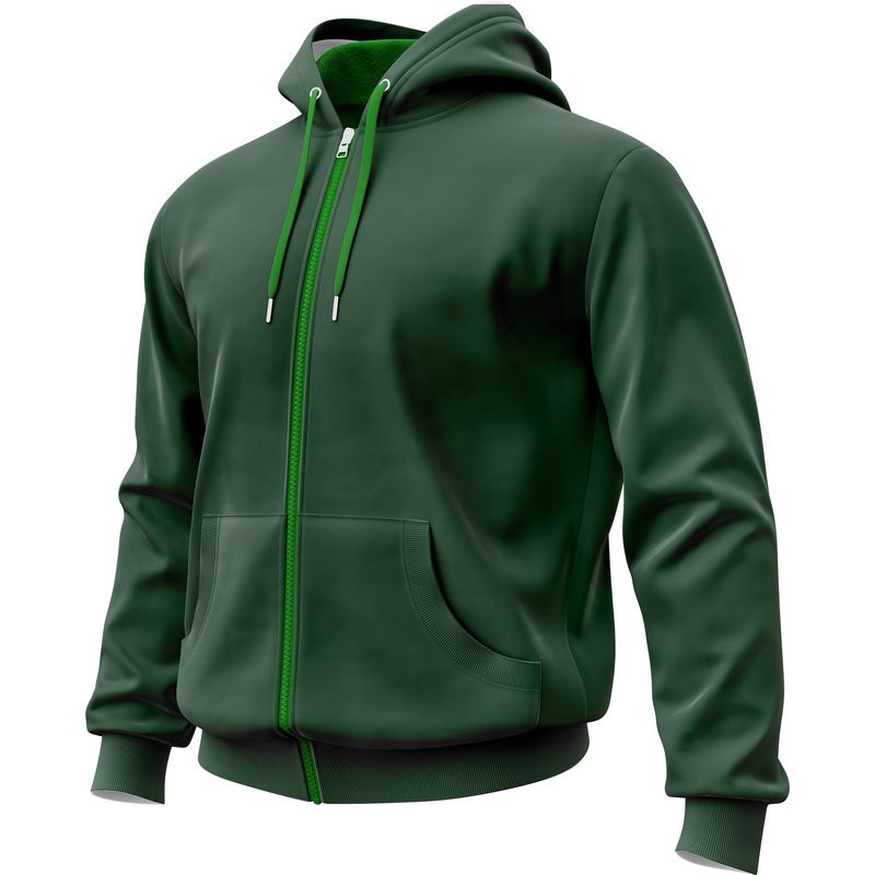 SEVEN ONE - Hoodie Buzo con cremallera Algodon Perchado 280Gr  Seven One - Hombre