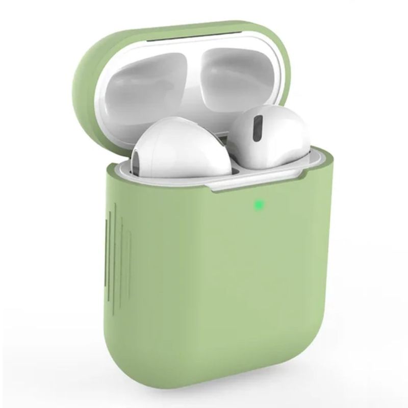 GENERICO - Funda de Silicona Estuche Proteccion Para AirPods 2 Generacion 1 y 2