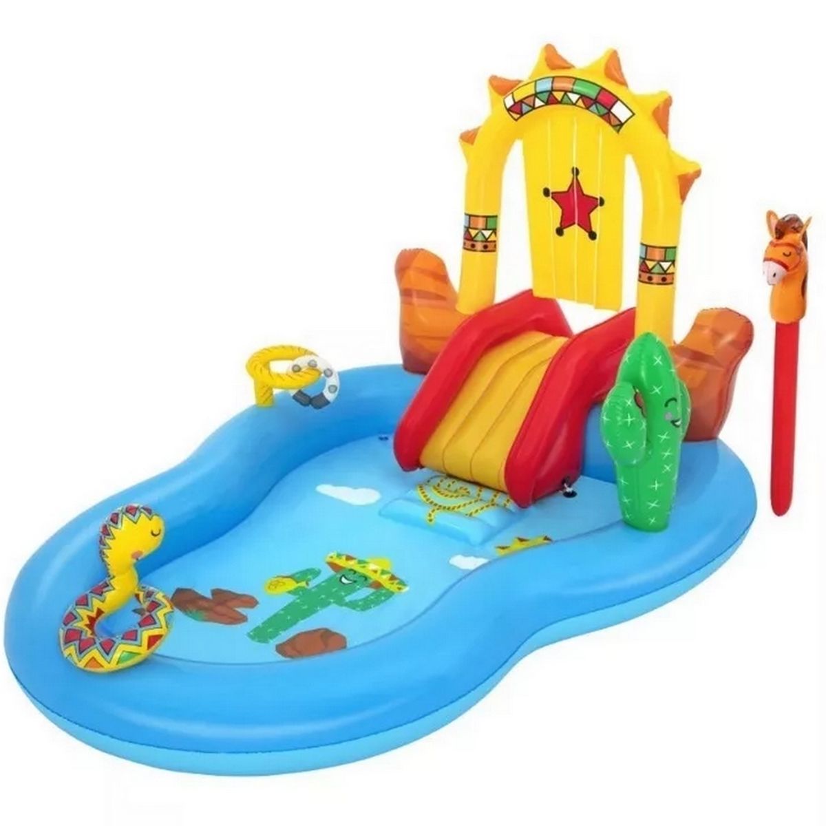 BESTWAY - Parque Acuático Alberca Inflable Diseño Del Oeste 53118