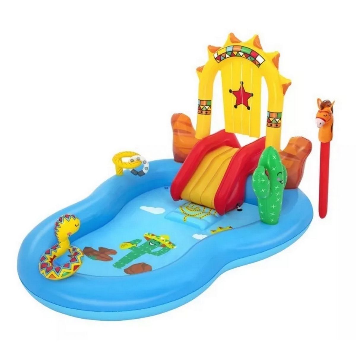 BESTWAY - Parque Acuático Alberca Inflable Diseño Del Oeste 53118