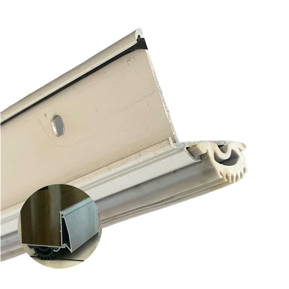 GENERICO - Barredor para Puerta de Aluminio Corta gotera 92 x 4.3cm