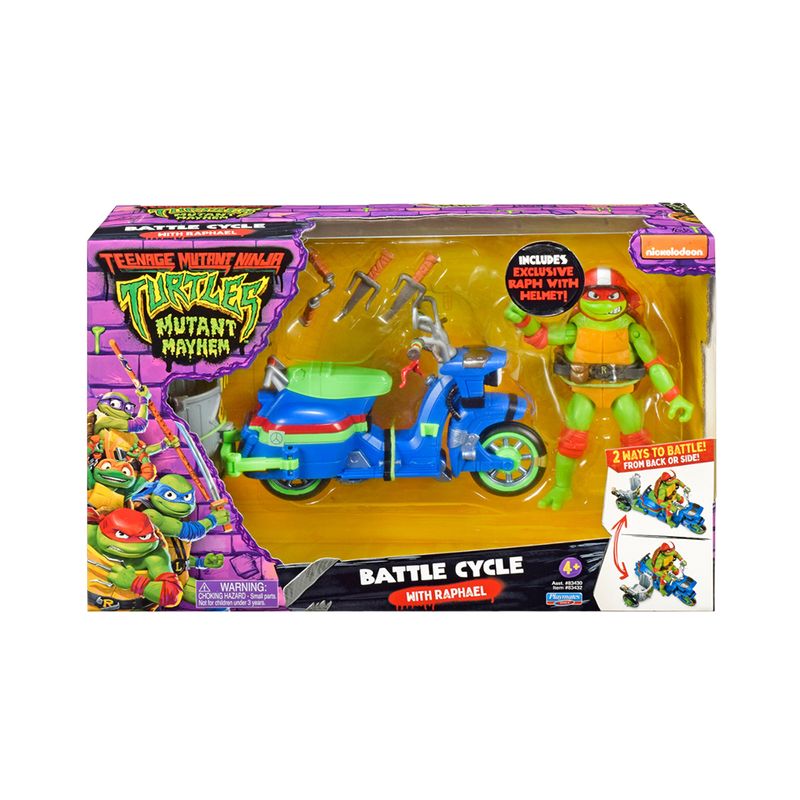 BOING TOYS - Tortugas Ninja Con Vehículo 