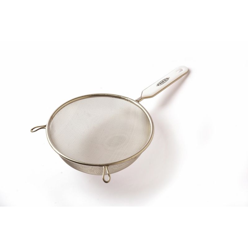 PRESS - Colador de Cocina Malla en Acero Inoxidable 18 cm PRESS 76624 Blanco
