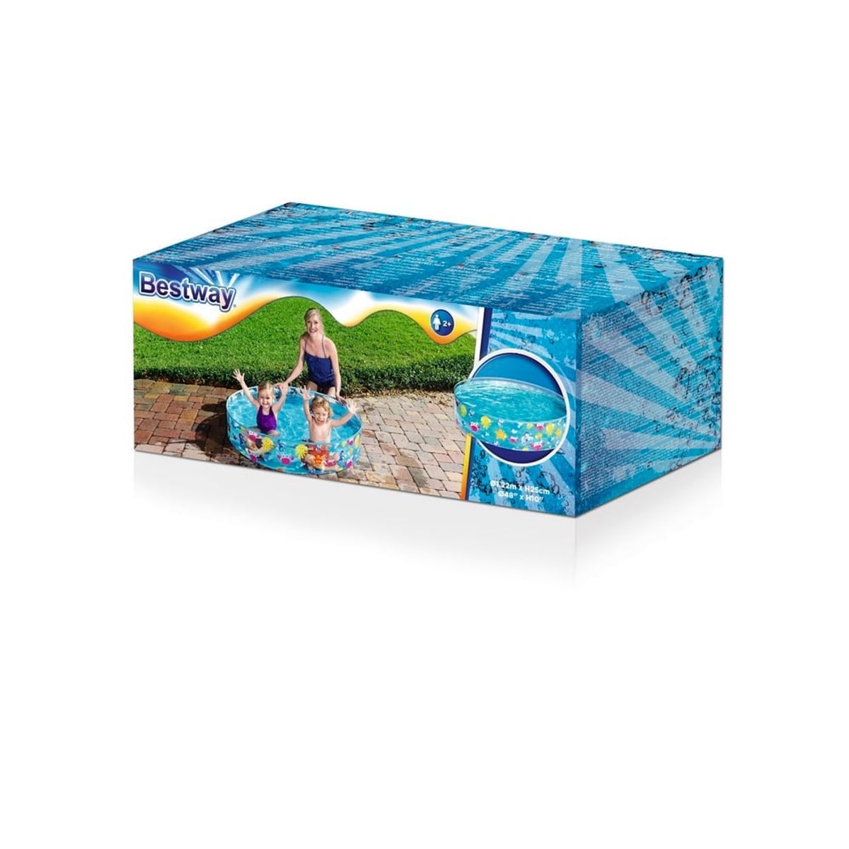 BESTWAY - Piscina Alberca Estructural Redonda Bestway 55028 277l