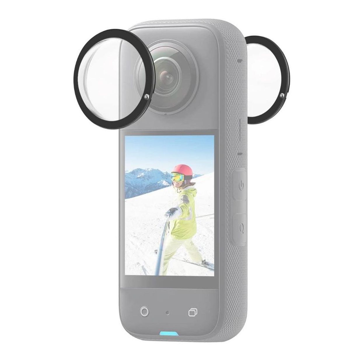 GENERICO - Protectores de lentes adhesivos Puluz para Insta360 X3