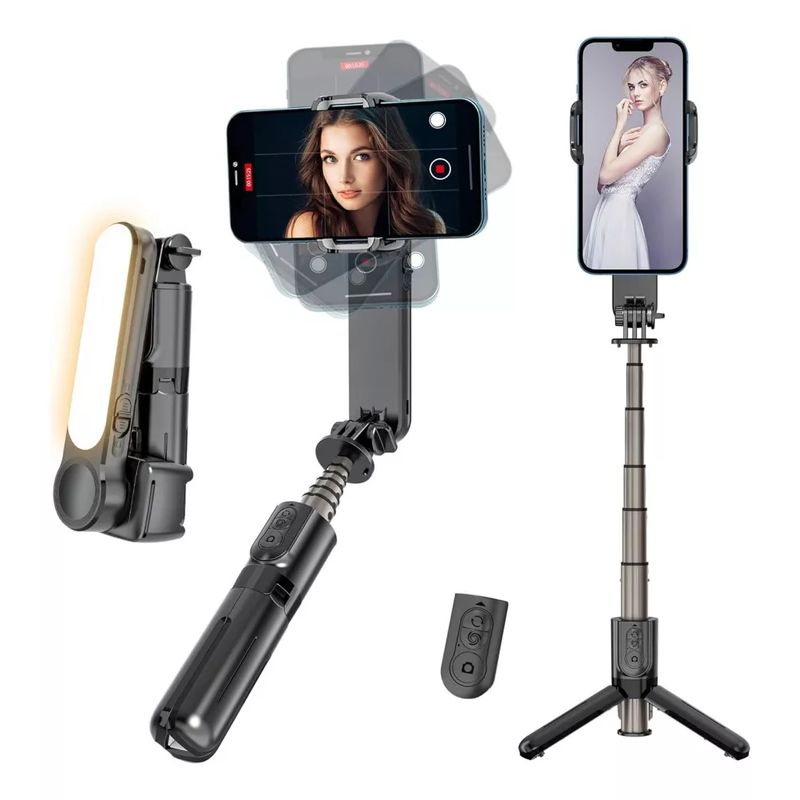 GEF - Estabilizador Gimbal Celular Selfie Control De Giro Tripode