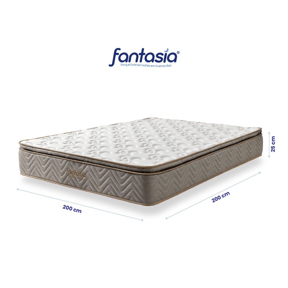 COLCHONES FANTASIA - Colchón King Litium Pillow 200x200