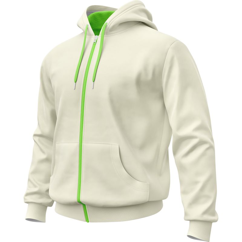 SEVEN ONE - Hoodie Buzo con cremallera Algodon Perchado 280Gr  Seven One - Hombre