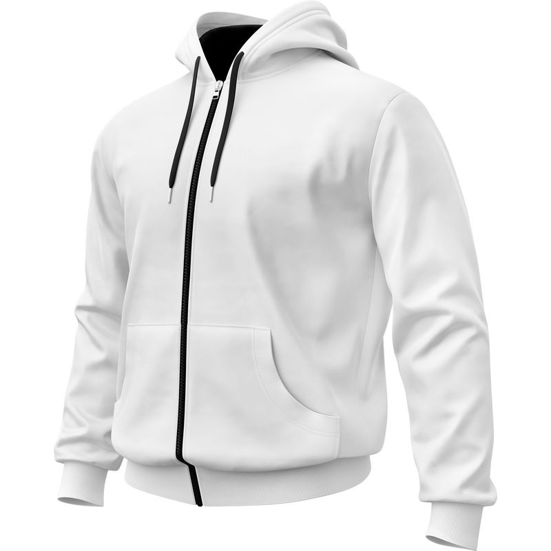 SEVEN ONE - Hoodie Buzo con cremallera Algodon Perchado 280Gr  Seven One - Hombre