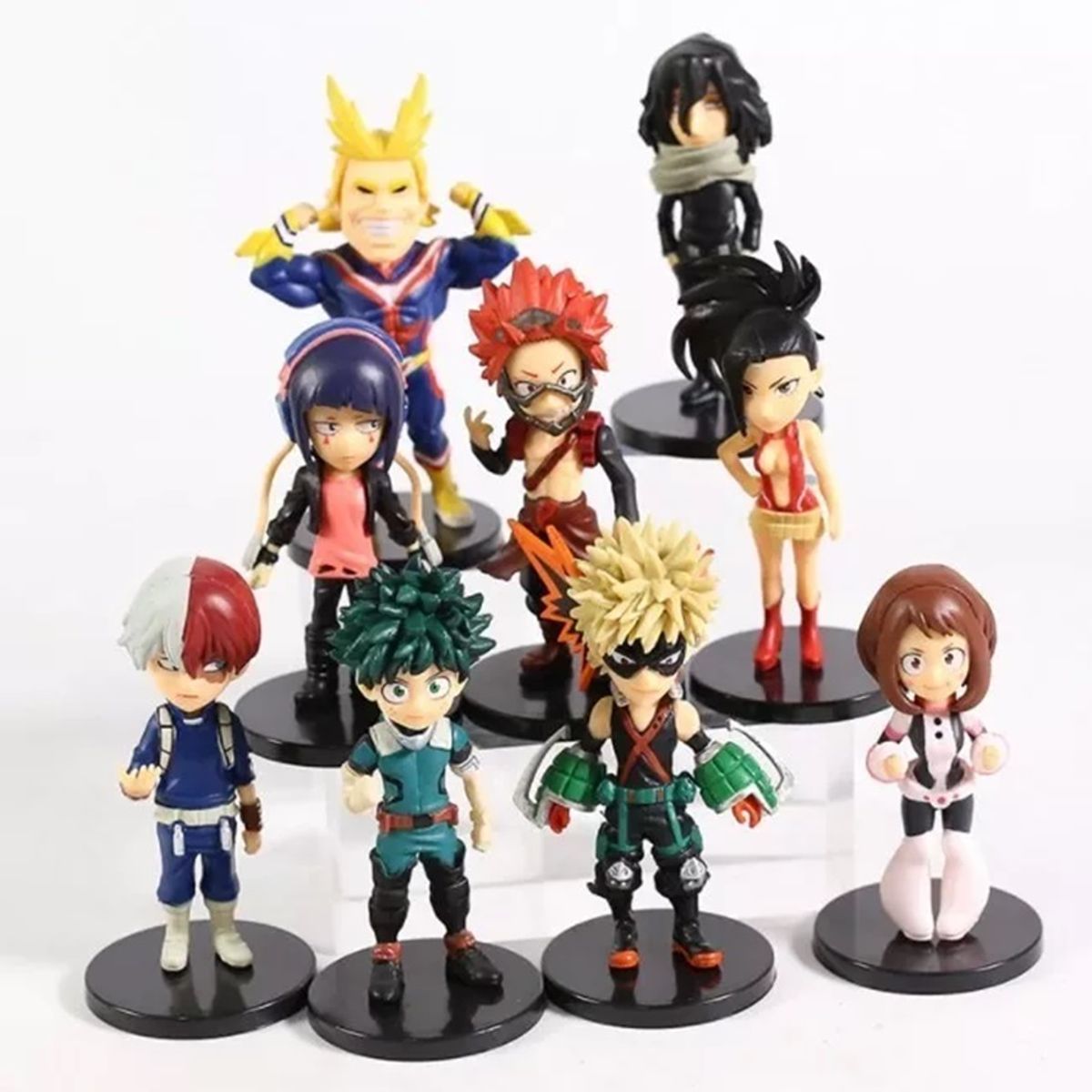 GENERICO - Figuras My Hero Academia Coleccion por 9 Unidades