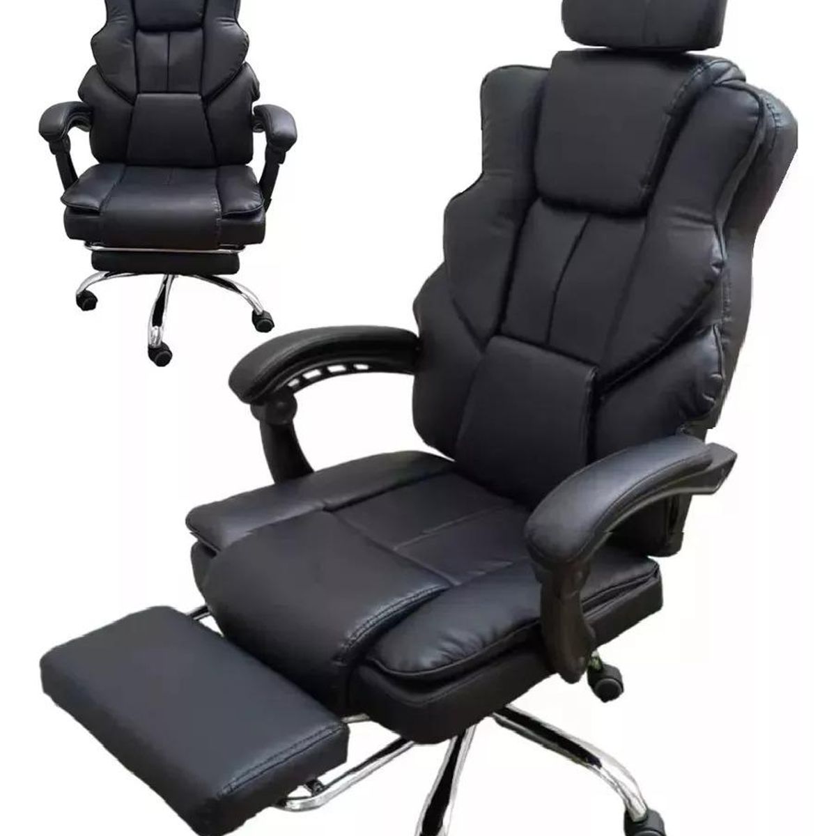 GENERICO - SILLA DE ESCRITORIO  ERGONOMICA CON CABECERO