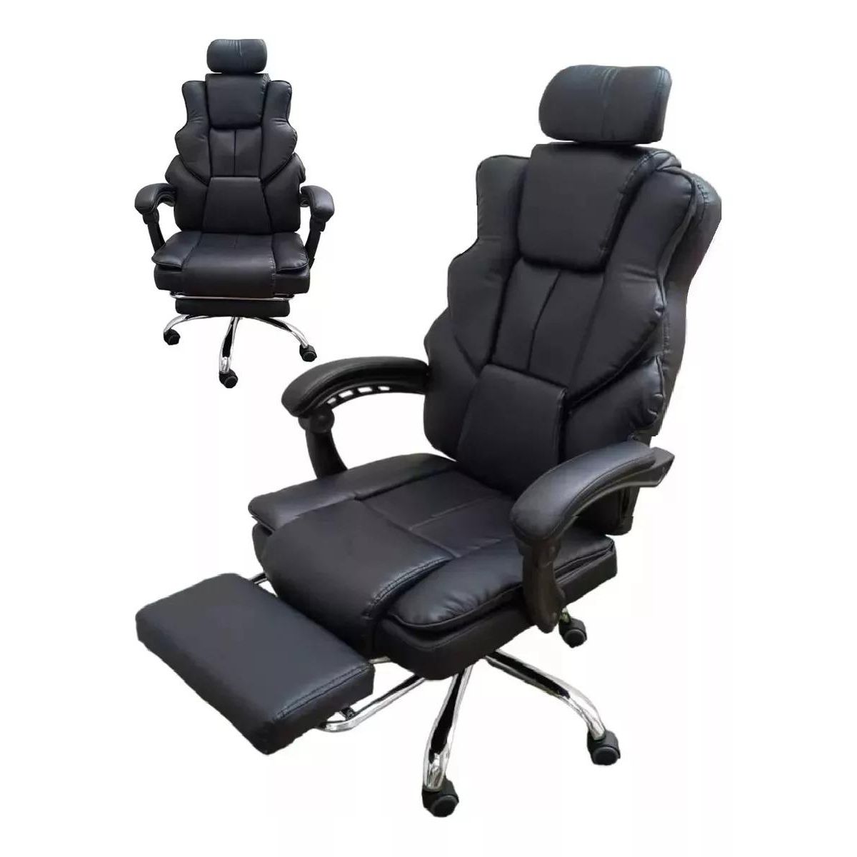 GENERICO - SILLA DE ESCRITORIO  ERGONOMICA CON CABECERO