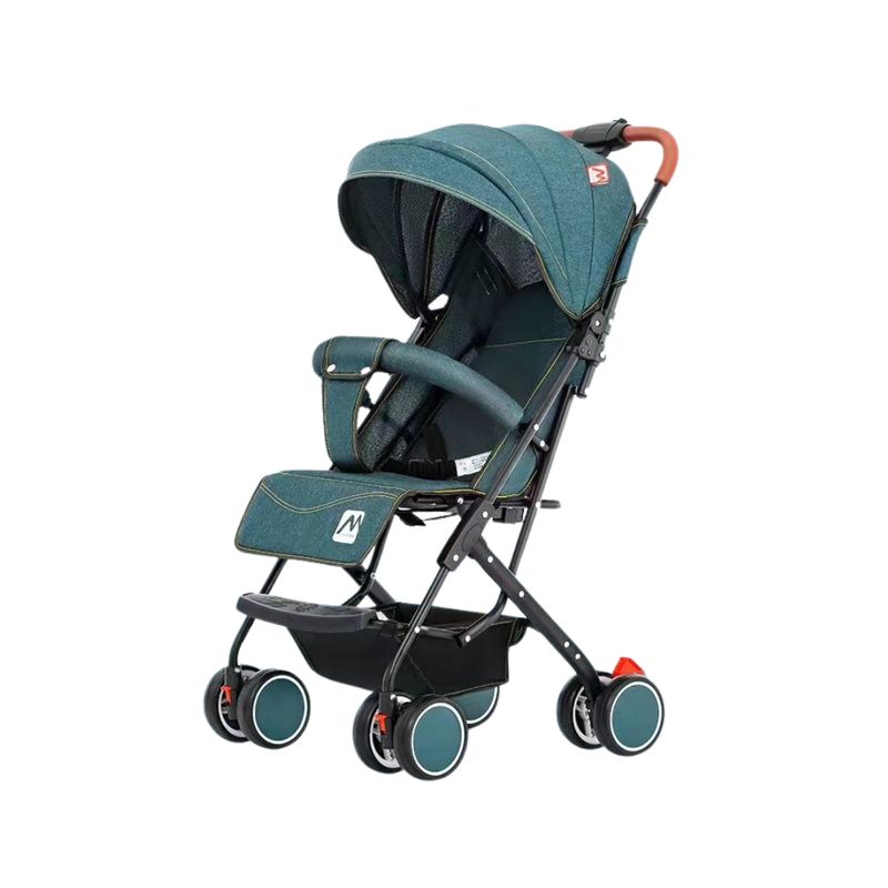 KIDSHOP - Coche Liviano Tipo Maleta Toldillo M8078 Verde Oscuro