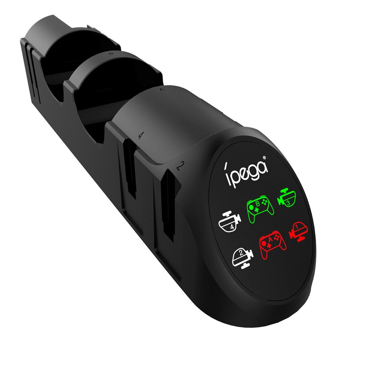 IPEGA - Base Doble Cargador Controles Nintendo Switch Tipo C Pg-9187