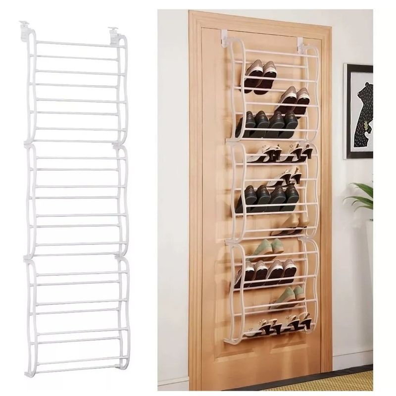 GENERICO - Zapatera De Puerta Para 30  36 Pares Desarmable