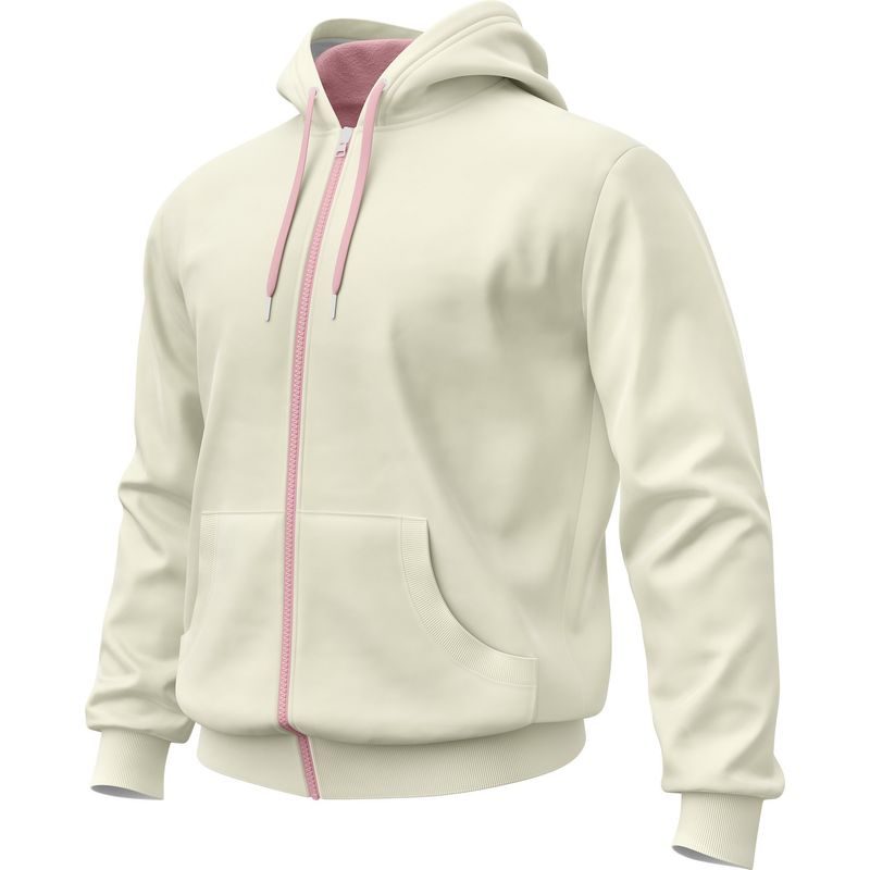 SEVEN ONE - Hoodie Buzo con cremallera Algodon Perchado 280Gr  Seven One - Hombre