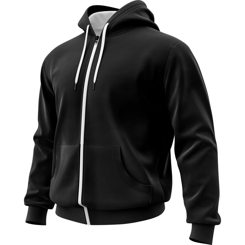 SEVEN ONE - Hoodie Buzo con cremallera Algodon Perchado 280Gr  Seven One - Hombre