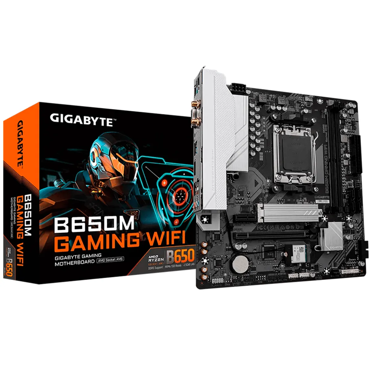 GIGABYTE - Board Gigabyte B650M GAMING WIFI Socket AM5