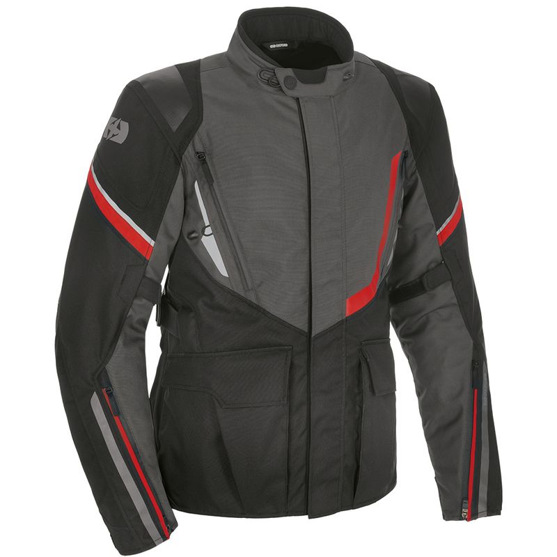 OXFORD - CHAQUETA PROTECCION OXFORD MONTREAL 4.0 NEGRO/GRIS/ROJO M