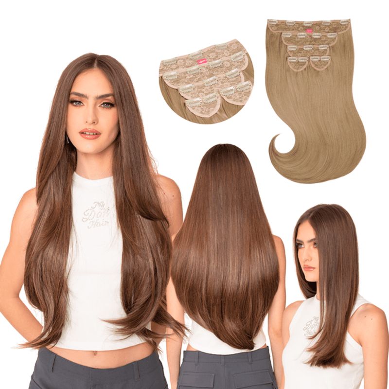MY DOLL HAIR - Extensión de cabello Cosmopolitan 22 pulgadas -  Rubio Perlado