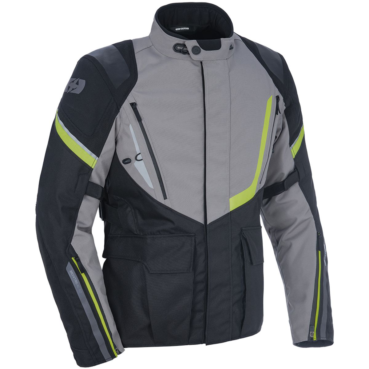OXFORD - CHAQUETA PROTECCION OXFORD MONTREAL 4.0 NEG/GRIS/VERDE XL