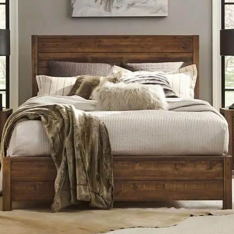 22 GRADOS DECORACION - Cama Catherine para colchon 160x190mt Roble 22 Grados Decoracion