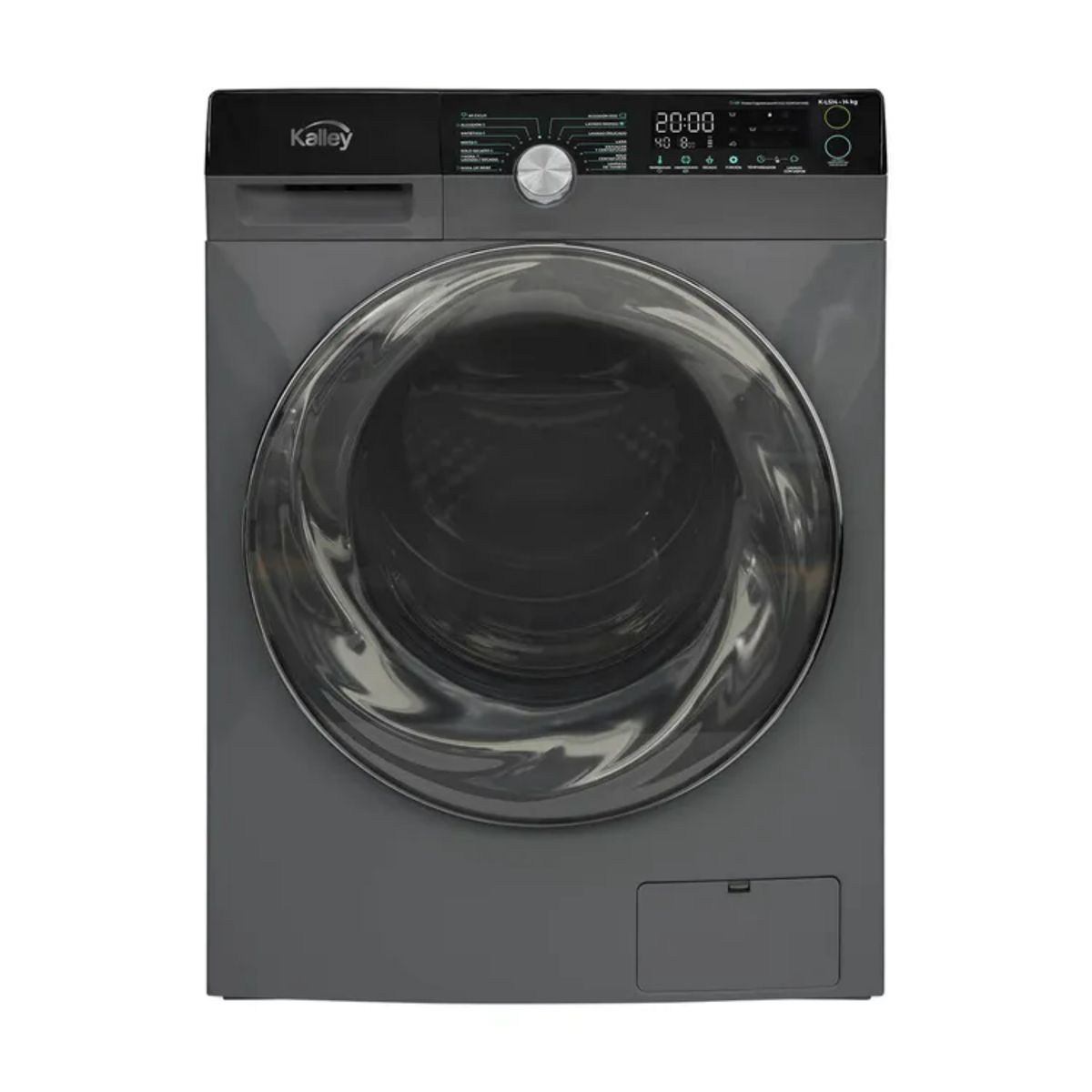 KALLEY - Lavadora/Secadora Kalley Carga Frontal 14 Kilos K-Ls14 Gris