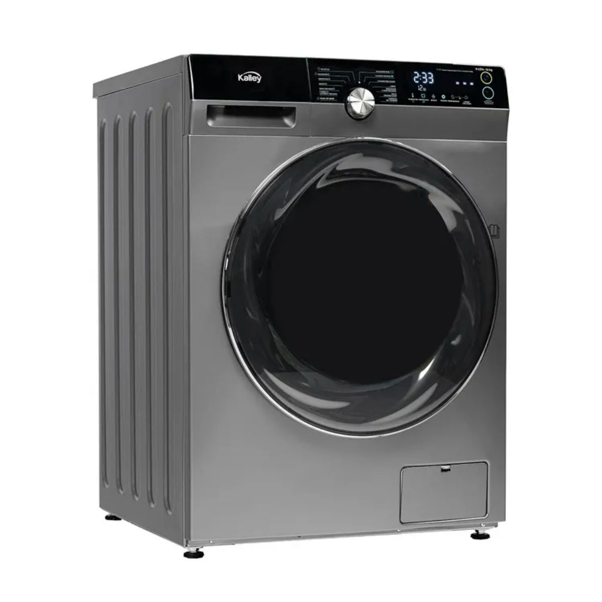 KALLEY - Lavadora/Secadora Kalley Carga Frontal 14 Kilos K-Ls14 Gris