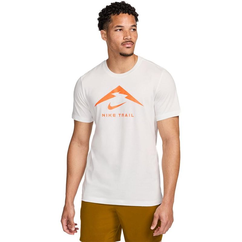 NIKE - Camiseta Nike Dri Fit Tee Trail-Blanco
