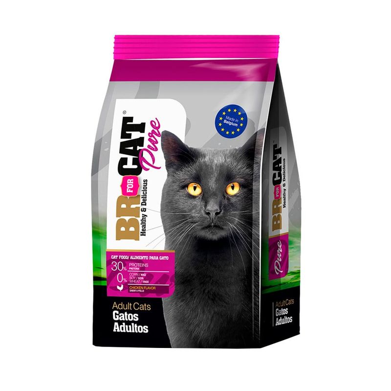 BR - Alimento Br For Cat Pure Adulto Pollo x 3Kg