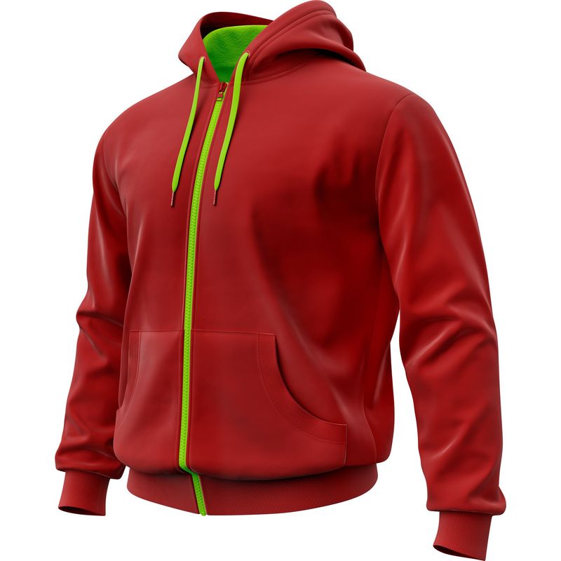 SEVEN ONE - Hoodie Buzo con cremallera Algodon Perchado 280Gr  Seven One - Dama