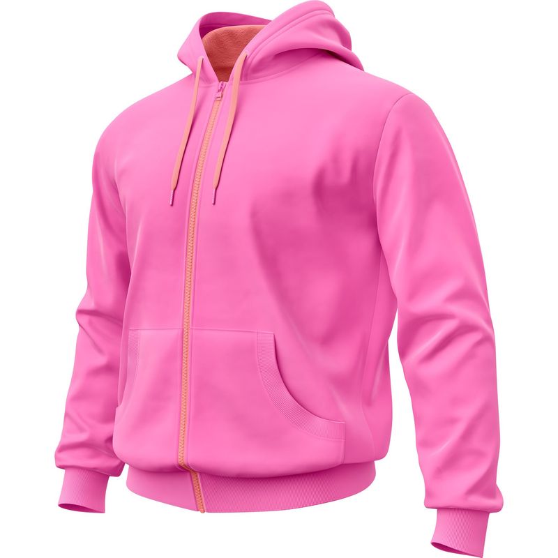 SEVEN ONE - Hoodie Buzo con cremallera Algodon Perchado 280Gr  Seven One - Dama