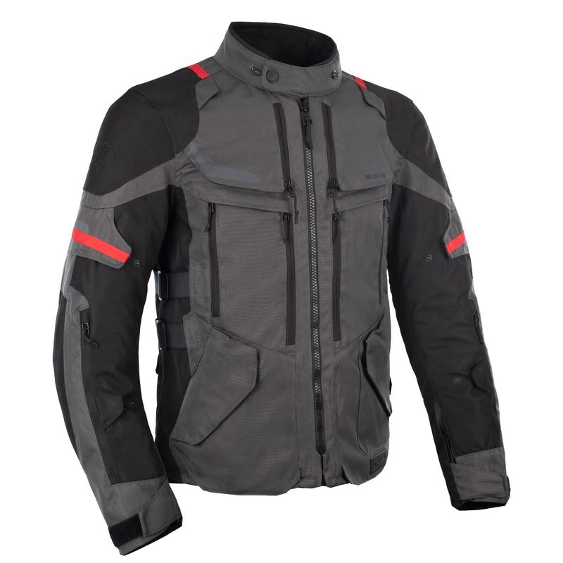 OXFORD - CHAQUETA PROTECCION OXFORD ROCKLAND NEGROGRISROJO L