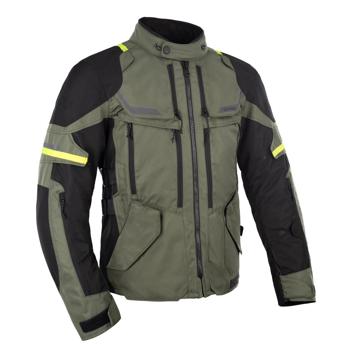 OXFORD - CHAQUETA PROTECCION OXFORD ROCKLAND NEGROKHAKIFLUO M