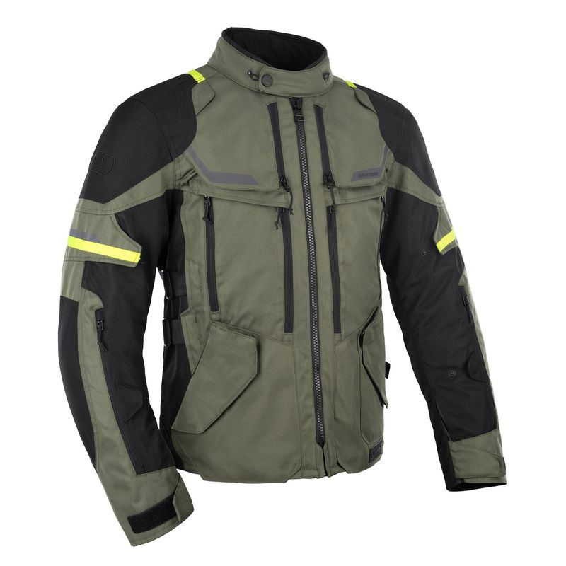 OXFORD - CHAQUETA PROTECCION OXFORD ROCKLAND NEGROKHAKIFLUO L