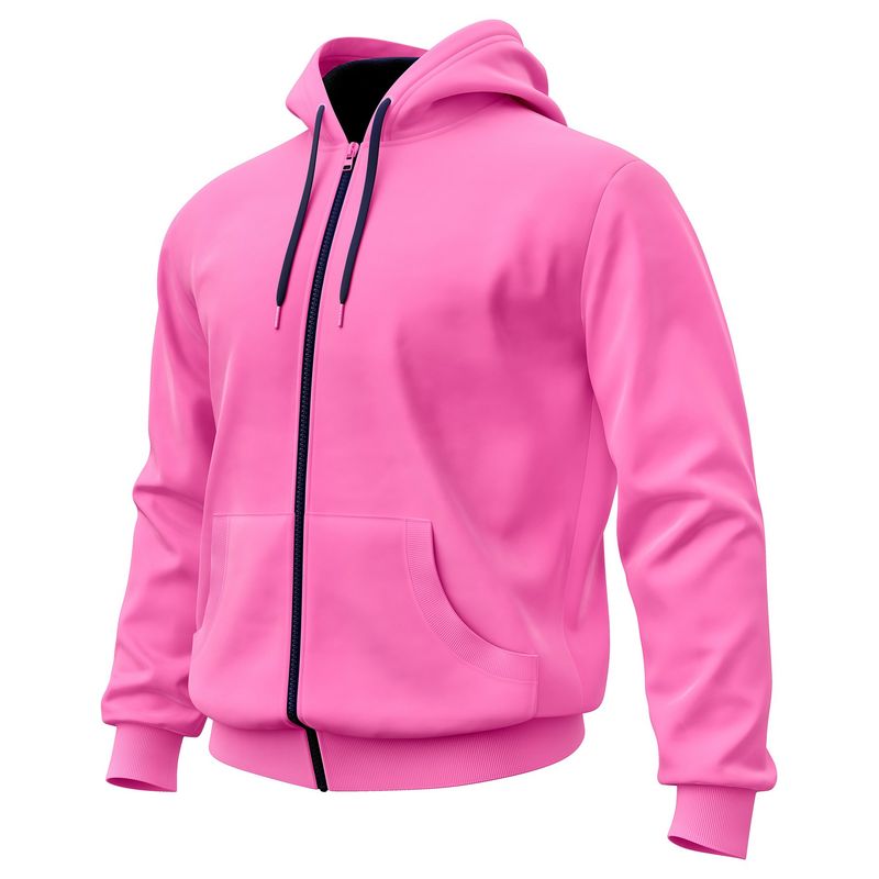 SEVEN ONE - Hoodie Buzo con cremallera Algodon Perchado 280Gr  Seven One - Dama