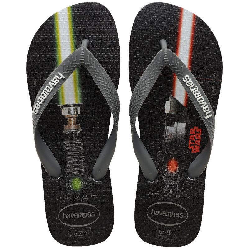 HAVAIANAS - Chanclas Sandalias Havaianas Star Wars Negro-gris