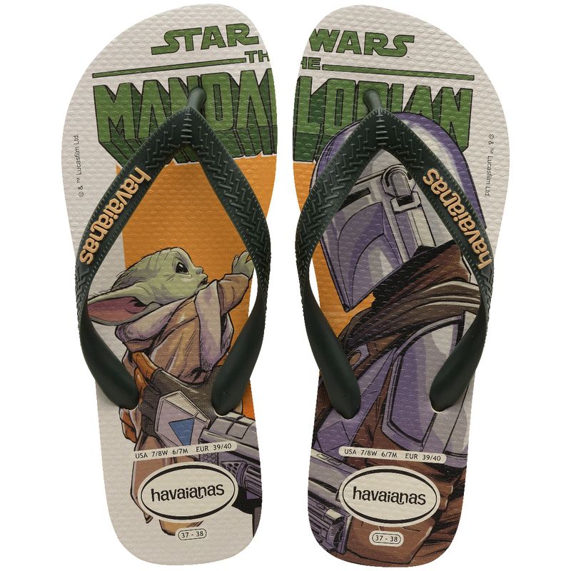 HAVAIANAS - Chanclas Sandalias Havaianas Star Wars Beige-Verde