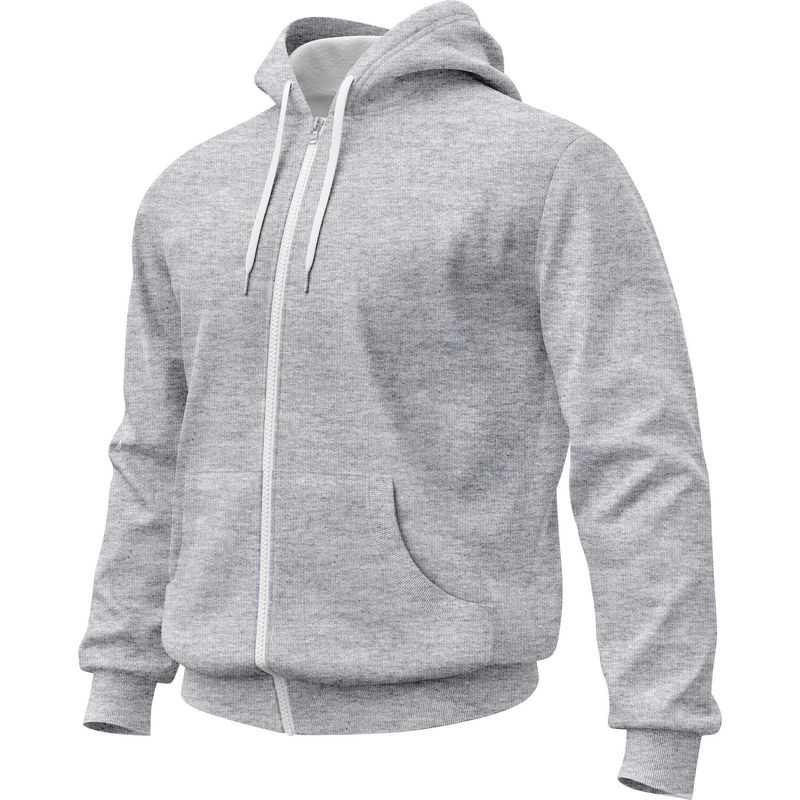 SEVEN ONE - Hoodie Buzo con cremallera Algodon Perchado 280Gr  Seven One - Dama