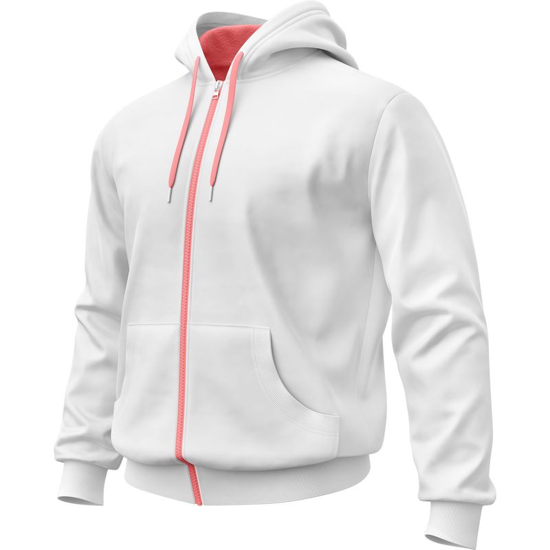 SEVEN ONE - Hoodie Buzo con cremallera Algodon Perchado 280Gr  Seven One - Dama