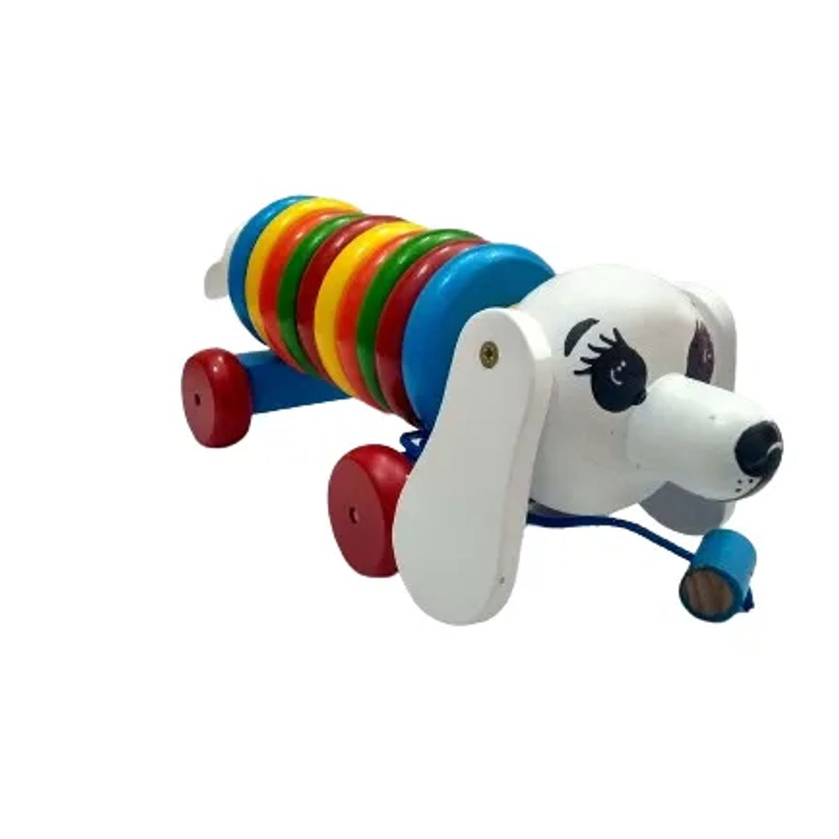 MAFEGO - Perro De Ensarte Y Arrastre Juguete De Madera Mafego