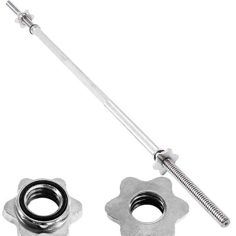 GENERICO - Barra Recta 150 Cm Importada Maciza Gym Ejercicios