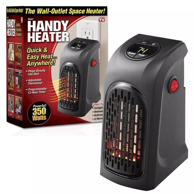FLAME HEATER - Calentador De Ambiente Portáti Handy Heater + Control Remoto