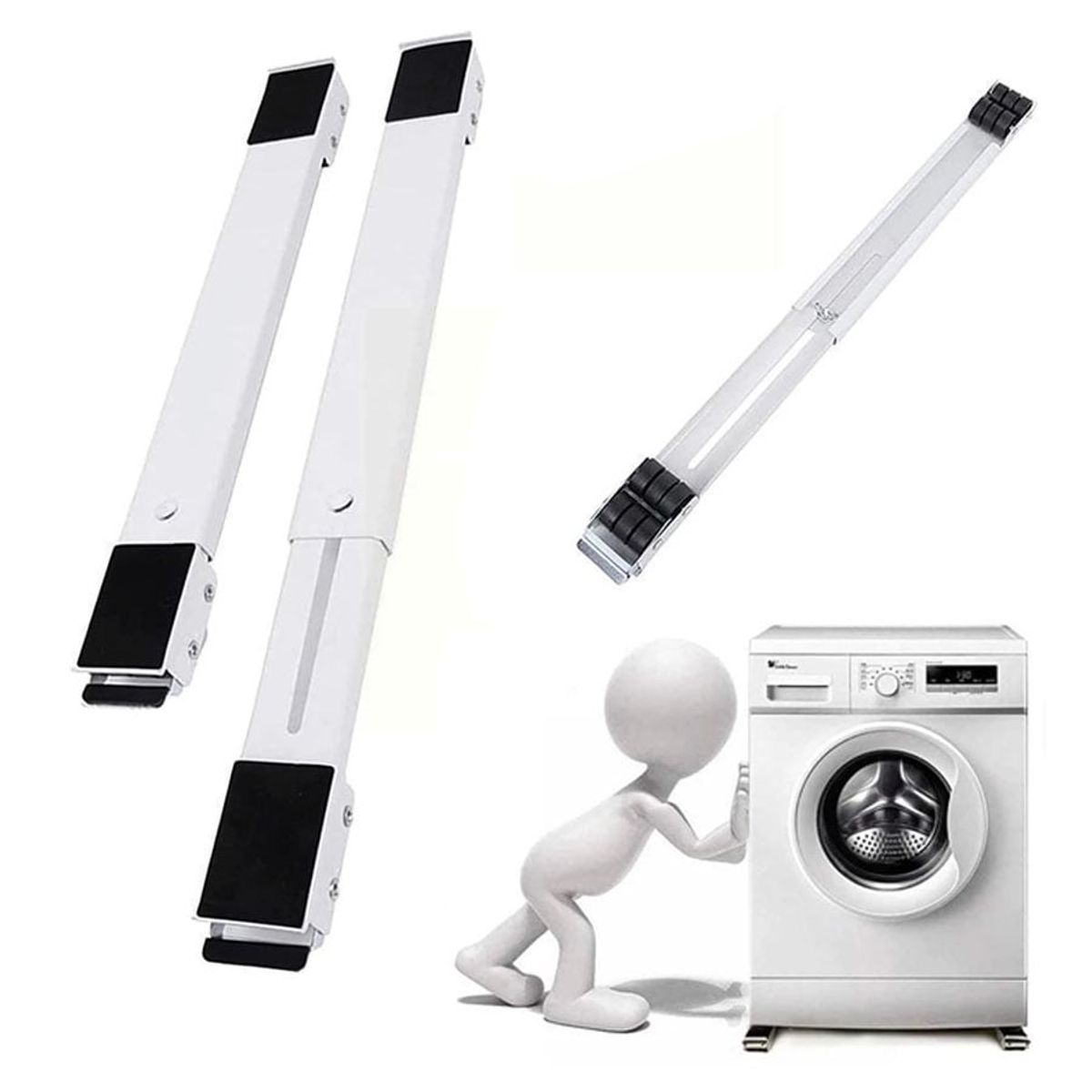 GENERICO - Bases Soportes Moviles Ajustables Para Lavadoras Neveras